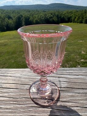 Vintage LG Wright Pink Cordial Shot Glass